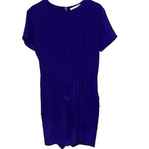 DIANE Von Furstenberg Dress Deep Purple / Blue Size Medium